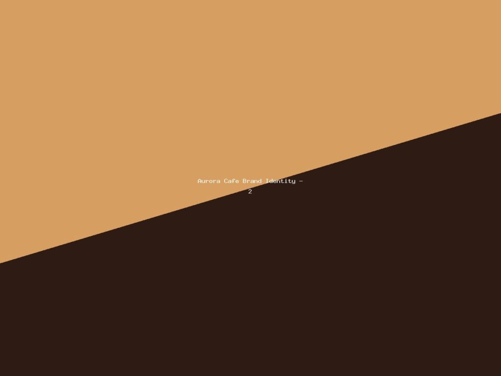 Aurora Cafe Brand Identity - 2